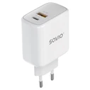 Φορτιστής Πρίζας Savio LA-12 White AC Fast charging Indoor
