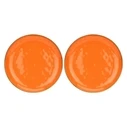 Set of 2 Concerto Arancione Round Platters - Orange, 32 cm
