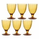 Set of 6 Amami glasses - Amber, 300 ml (UMAI)