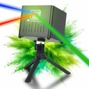 LIGHT4ME ACCU APP LASER — battery-powered app-controlled RGB laser projector
