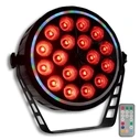 LIGHT4ME RING PAR 18 RGBW - Σκηνικός προβολέας PAR LED με εφέ δακτυλίου
