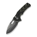CIVIVI Vexron Damascus G10 Φινιρισμένο (Milled) Μαύρο & Πράσινο
