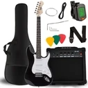 V-TONE EGA 39 BK electric guitar 4/4 Stratocaster (starter set)