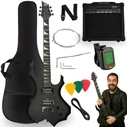 V-TONE EGS 39 MBK ηλεκτρική κιθάρα 4/4 μαύρο ματ (σετ αρχάριου)