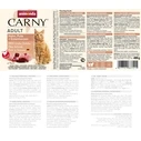 ANIMONDA Carny Adult Chicken, Turkey, Duck Hearts - Wet Cat Food - 400g