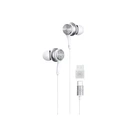 Ακουστικά ενσύρματα Maxell XC1 με USB-C και προσαρμογέα USB-A, Λευκά