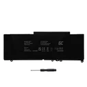 Green Cell DE102V3 Μπαταρία Laptop για Dell Latitude E5250/E5450/E5550 - 7.6V 6200mAh Μαύρο (International English Keyboard)