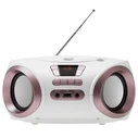 ADLER AD 1181wc Φορητό CD/MP3 Boombox - Λευκό/Χάλκινο