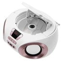 ADLER AD 1181wc Φορητό CD/MP3 Boombox - Λευκό/Χάλκινο