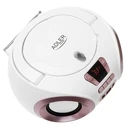 ADLER AD 1181wc Φορητό CD/MP3 Boombox - Λευκό/Χάλκινο