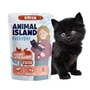 ANIMAL ISLAND Everyday Kitten Γαλοπούλα με Κουνέλι σε Ζωμό - Υγρή τροφή για γατάκια - 85 g