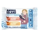 ANIMAL ISLAND Everyday Kitten Γαλοπούλα με κουνέλι, Γαλοπούλα με μοσχάρι - Υγρή τροφή για γατάκια 4x85g