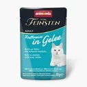 ANIMONDA Vom Feinsten Adult Raffinesse σε ζελέ πλούσιο σε κοτόπουλο με black pollock για γάτες - 85 g