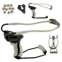 Barnett King Rat Havoc Slingshot with Wrist Rest and Magnum Power Bands (Black/Grey)