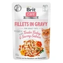 BRIT Care φιλέτα σε ζωμό, κουτί 12 x 85 g - Υγρή τροφή για γάτες (ενήλικες)