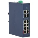 Dahua CHS4212-8GT-110 Βιομηχανικός Διαχειριζόμενος PoE Switch 8 θυρών (8xPoE, 2xUplink RJ45, 2xSFP, 110W PoE)