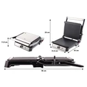 ELDOM GK200 GRILO Contact Grill 2000W, Stainless Steel / Black