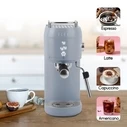 ELLE Espresso Coffee Machine, Blue - Elle Home EKCMP801BUEU