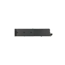 Extralink Fan Panel 19" – Πάνελ ανεμιστήρων Rack 1U με 2 ανεμιστήρες και θερμοστάτη, Μαύρο