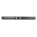 Extralink Fan Panel 19" – Πάνελ ανεμιστήρων Rack 1U με 2 ανεμιστήρες και θερμοστάτη, Μαύρο
