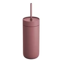 Fellow Carter Cold Tumbler θερμός με λαβή 473 ml - Παστέλ ροζ