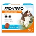 FRONTPRO χάπια κατά ψύλων και κροτώνων για σκύλο (>10-25 kg) - 3x 68 mg