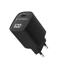Gembird TA-UC-1C-PD60LCD-01-BK 60W USB Type-C Fast Charger with LCD (Black)