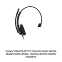 HP Poly Mission 415 Monaural USB Wired Headset Classic, Black