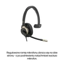 HP Poly Mission 815 Μονοκαναλικό Ενσύρματο USB Headset - Μαύρο