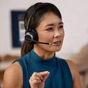 HP Poly Mission 815 Μονοκαναλικό Ενσύρματο USB Headset - Μαύρο