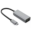 IBox IACRJ Αλουμινένιος αντάπτορας USB-C σε RJ45 10/100/1000 Mb/s