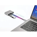 iBox IUHCHDVGA USB Type-C Hub 4‑σε‑1 (1x USB-A 3.2, 1x USB-C PD 100W, 1x HDMI 4K@30Hz, 1x VGA Full HD)