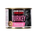 JOHN DOG Υγρή Τροφή Γάτας Mousse Γαλοπούλα 200 g