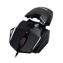Mad Catz R.A.T. 1+ Παιχνιδιάρικο Ποντίκι Δεξί Χέρι USB Μαύρο 2000 DPI
