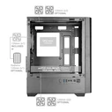 Mars Gaming MCVECTOR Mini Tower Θήκη Υπολογιστή - Μαύρο