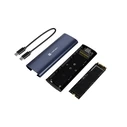 NATEC RHINO M.2 NVMe Lite External SSD Enclosure USB-C 3.2 Gen 2 Steel Navy