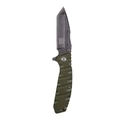 Nó Stealth Stonewashed Tanto 101 INC Green - Foldable Survival Knife