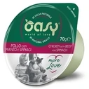 OASY More Love Chicken with beef and spinach - Wet Cat Food - 70 g