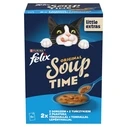 PURINA Felix Original Soup Time Box Fish - Υγρή τροφή για γάτες 6x48g