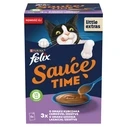 PURINA Felix Sauce Time - Υγρή Τροφή για Γάτες 6x40g