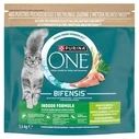 PURINA ONE Bifensis Indoor - Ξηρή τροφή για ενήλικες γάτες, πλούσια σε γεύση γαλοπούλας, 1,4 kg