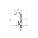 PYRAMIS BELLO DUO kitchen mixer tap granite grey