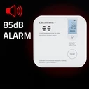 Qoltec 52577 Wireless Carbon Monoxide (CO) Detector with LCD – 10-year Sensor, CR123A Battery Included