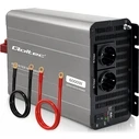 Qoltec MS Wave Power Inverter | 12V DC to 230V AC | 3000W continuous / 6000W peak | USB | Compatible with LiFePO4, GEL, AGM