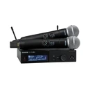 Shure SLXD24D+E/58-G65 - Dual Digital Wireless System with Two Handheld Transmitters/Microphones (470 - 606 MHz)