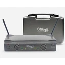 Stagg SUW 50 MM FH EU Wireless UHF System – 2x Handheld Microphones, Black