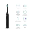 TrueLife SonicBrush Clean30 Μαύρη Ηλεκτρική Οδοντόβουρτσα για Ενήλικες