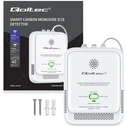 Qoltec 52576 Carbon Monoxide (CO) Detector Alarm 85 dB with LED