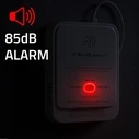Qoltec 52576 Carbon Monoxide (CO) Detector Alarm 85 dB with LED