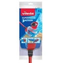 Ανταλλακτική κεφαλή σφουγγαρίστρας Vileda SuperMocio 3Action Velour XL (Μπλε)